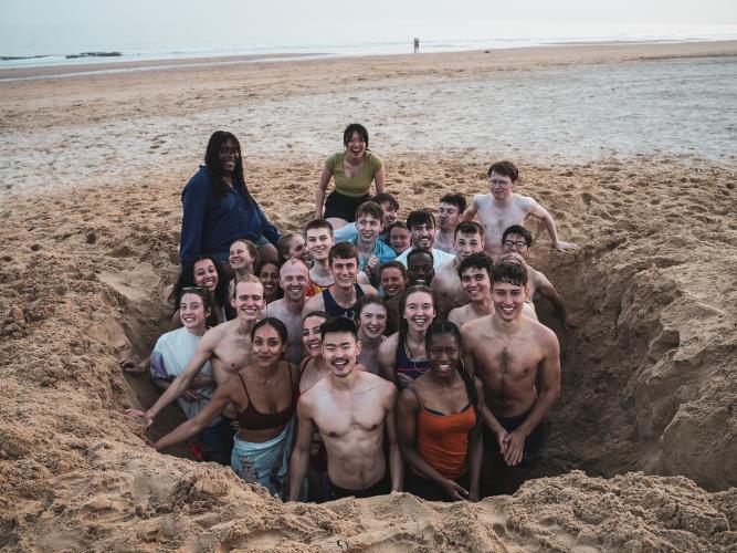 beach hole